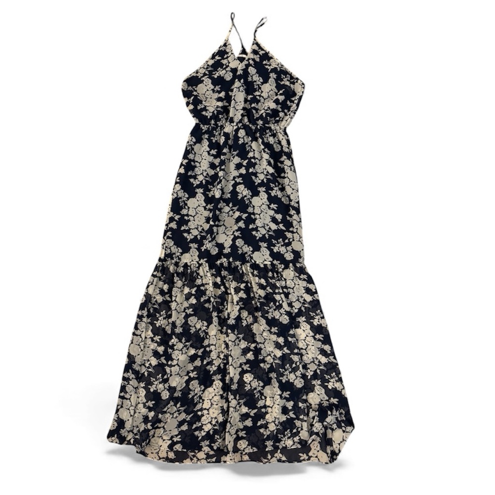 ALI & JAY Anthropologie Floral Tiered Maxi Dress Size Large